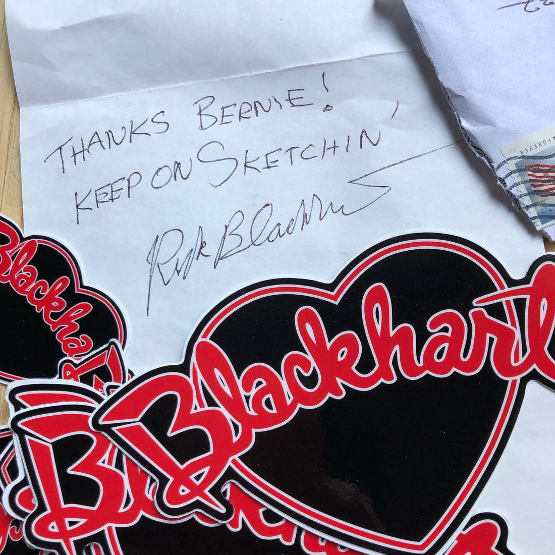 We’re pen pals 35 years...