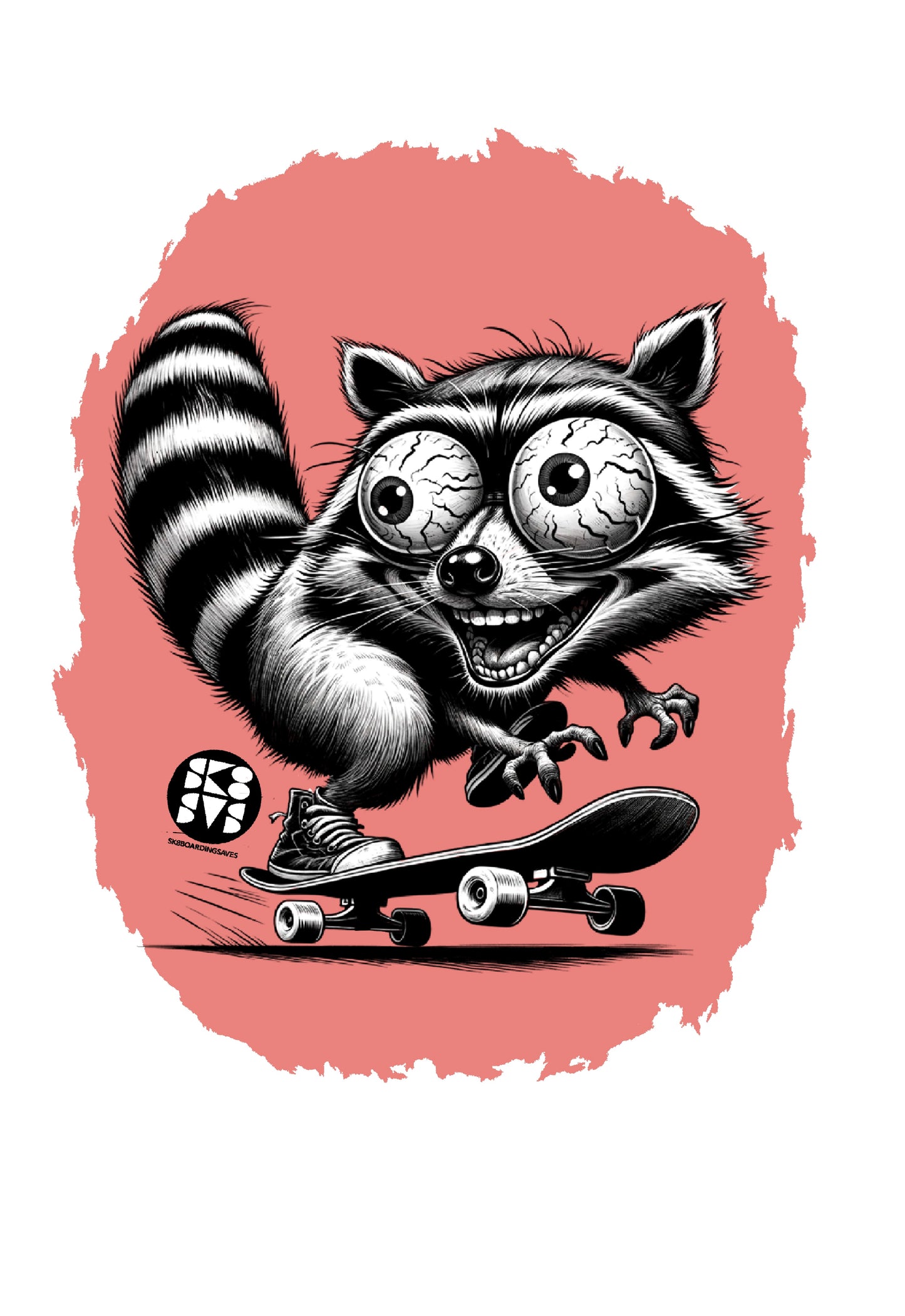 Mongo Raccoon tee