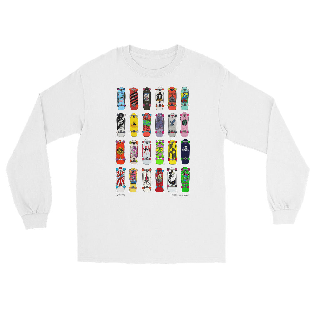 Mid 80s Skateboards Long Sleeve Shirt