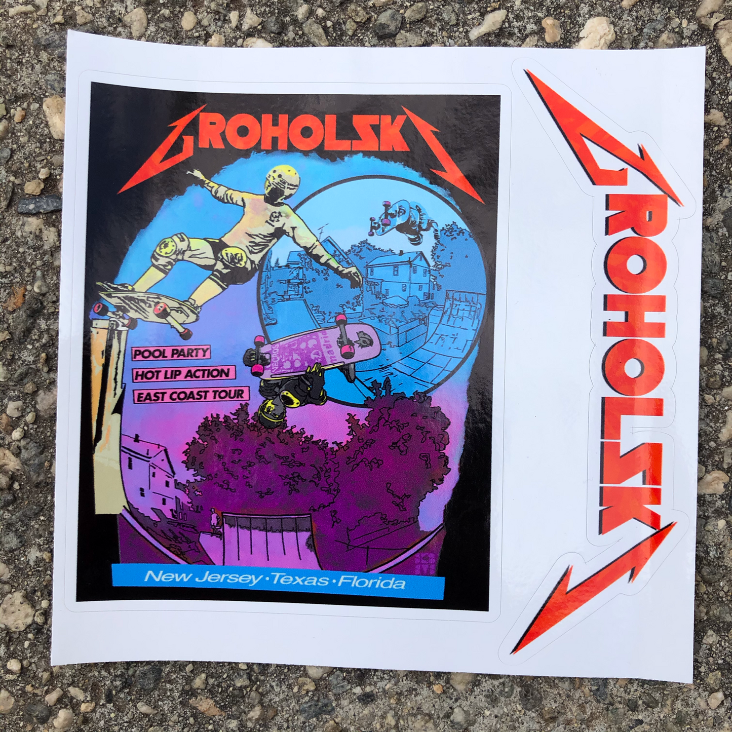 Groholski Grind for Life Stickers