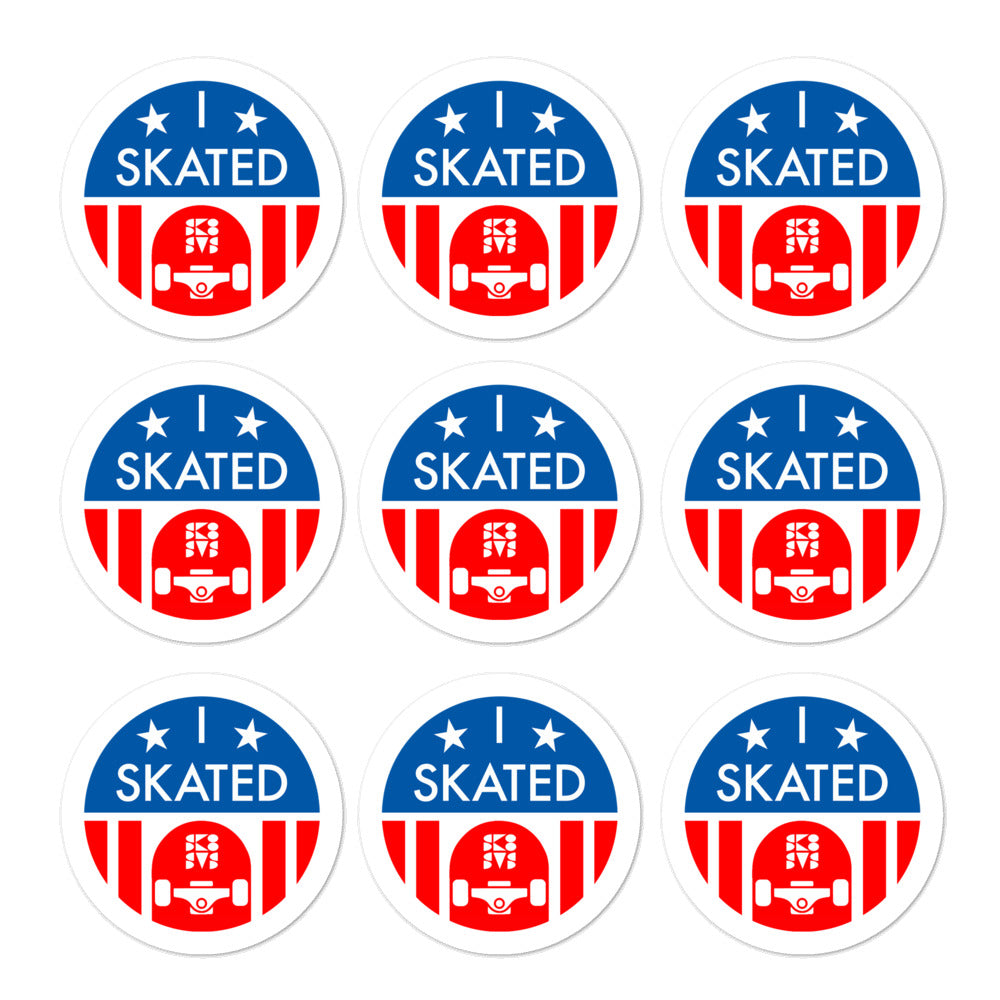 I SKATED Sticker Sheet
