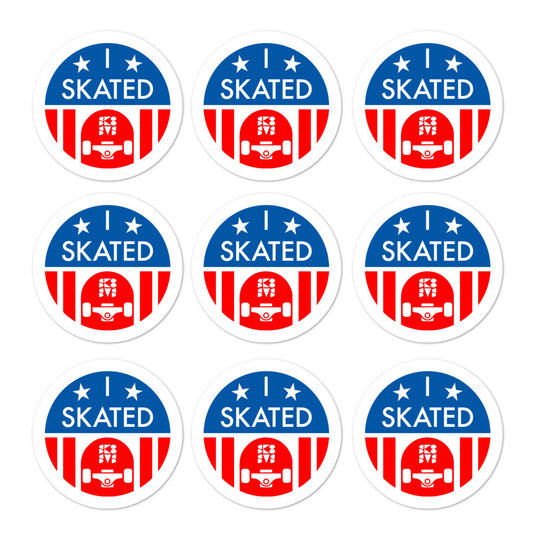 I SKATED Sticker Sheet