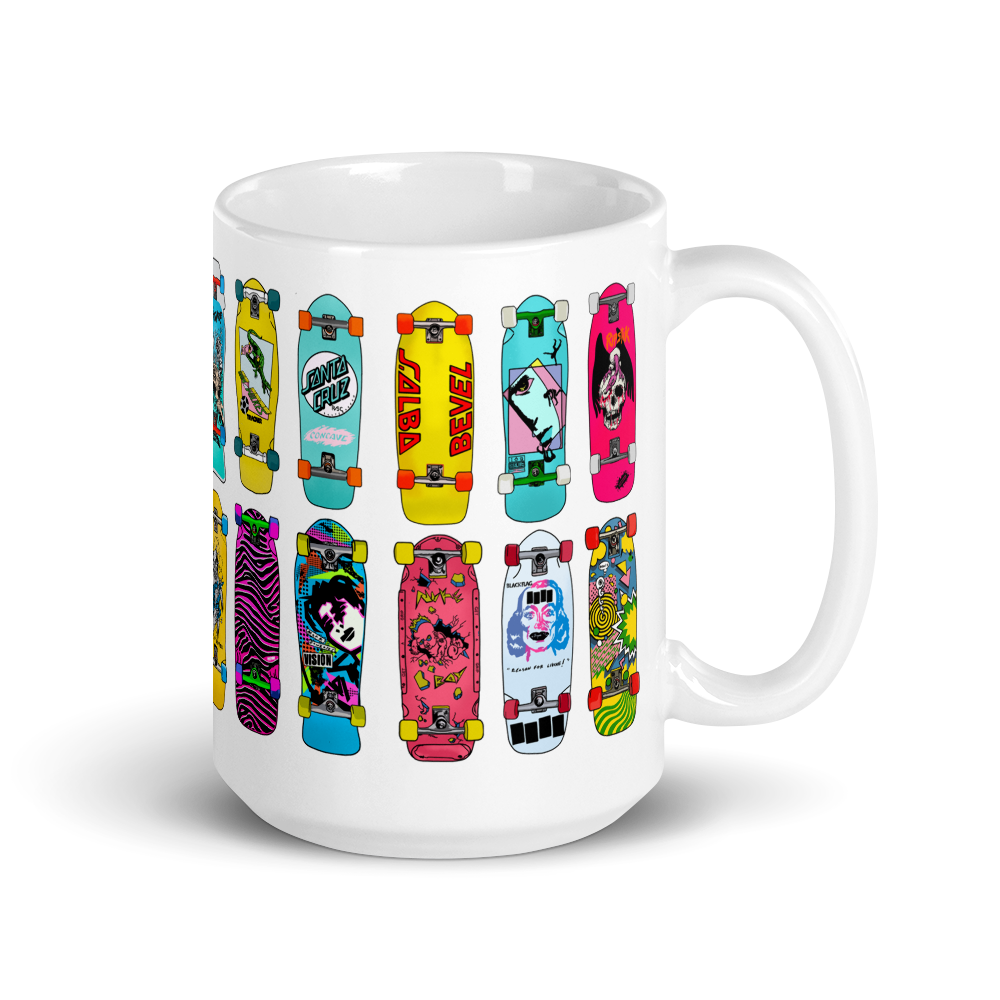 Mid 80s Skateboards 2.0 Mug