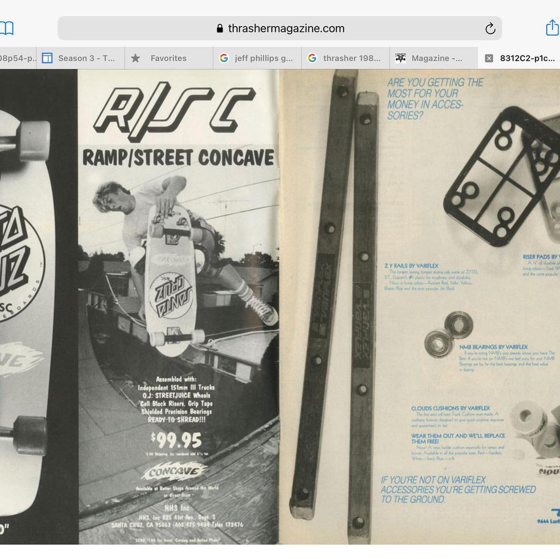 Skateboards 1983 
Thrasher archives
Research +...